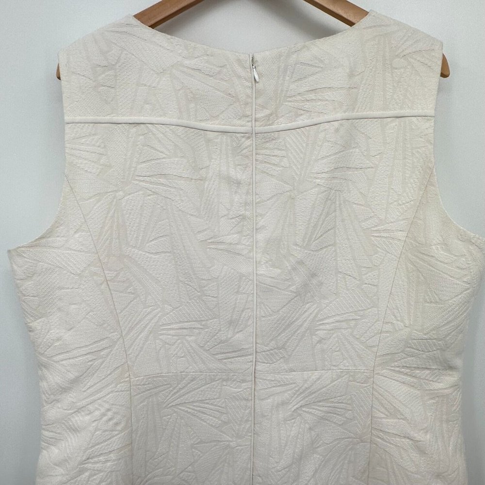 Lafayette 148 New York Cream Textured Dress - Picture 9 of 12